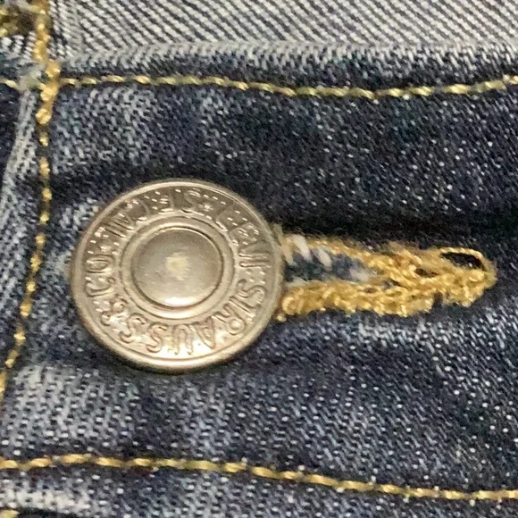 Womens Sliver label Levis Jeans dark denim rInse SKINNY W28 32L - Picture 9 of 10